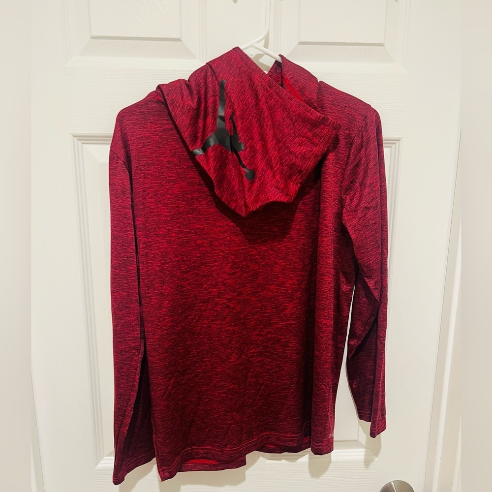 Jordan Red and Black Hoodie - Picture 2 of 5